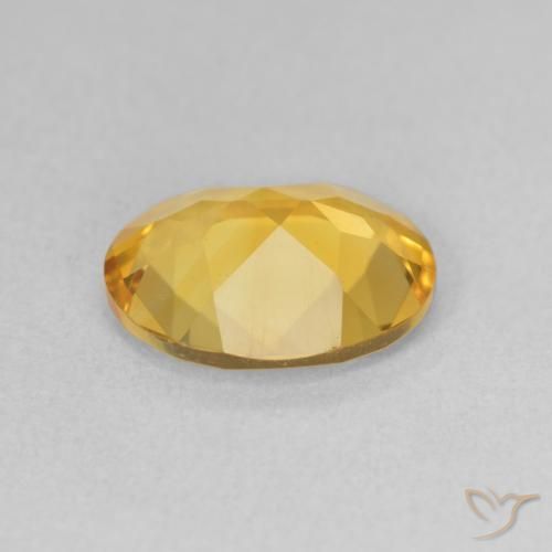 Citrine Or moyen naturelle ovale, 2.57 ct, VS