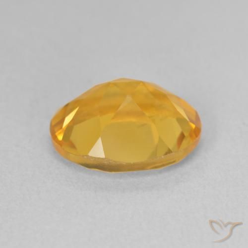 Citrine Or moyen naturelle ovale, 3.26 ct, VS