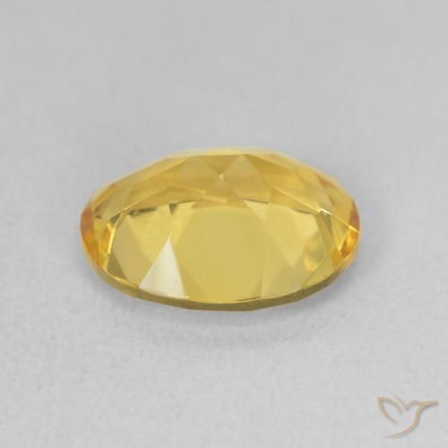 Citrine Orange Doré naturelle ovale, 2.82 ct, VVS-VS