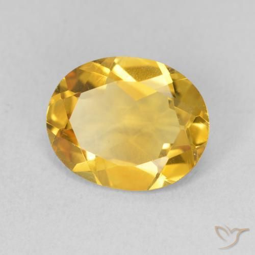 Citrine Doré naturelle ovale, 2.69 ct, VVS-VS
