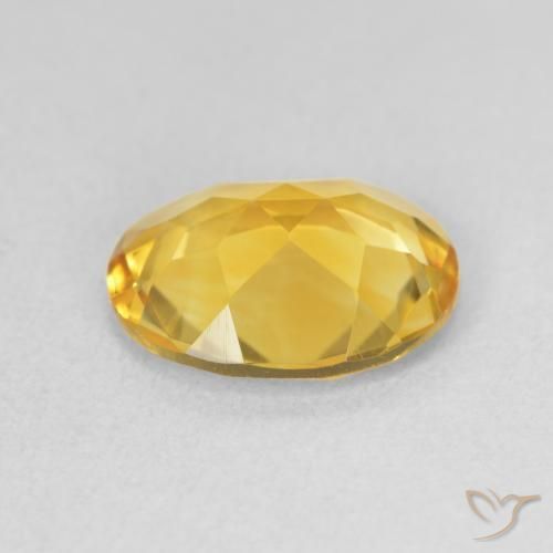 Citrine Doré naturelle ovale, 2.69 ct, VVS-VS