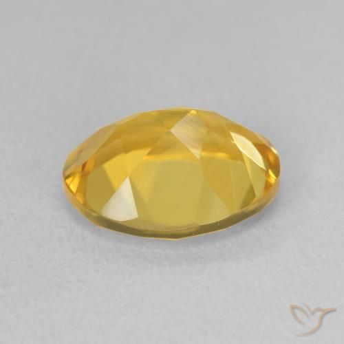Citrine Doré moyen naturelle ovale, 3.08 ct, VVS-VS