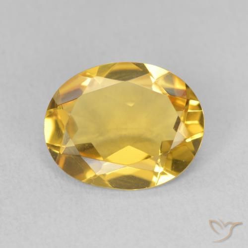 2.53ct Naturel Orange Doré Citrine, ovale, VVS-VS