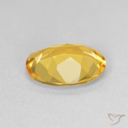Citrine Orange Doré naturelle ovale, 2.53 ct, VVS-VS