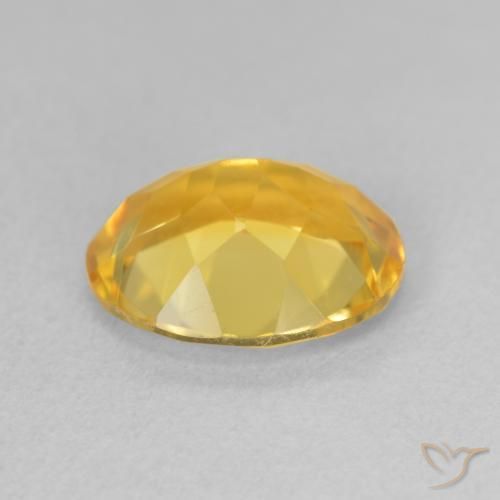 Citrine Orange Doré naturelle ovale, 3.15 ct, VVS-VS