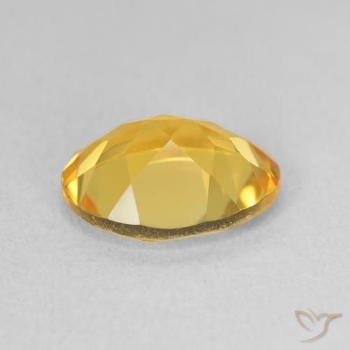 Citrine Doré moyen naturelle ovale, 2.95 ct, VVS-VS