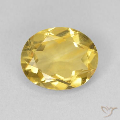 Citrine Orange Doré naturelle ovale, 2.85 ct, VVS-VS