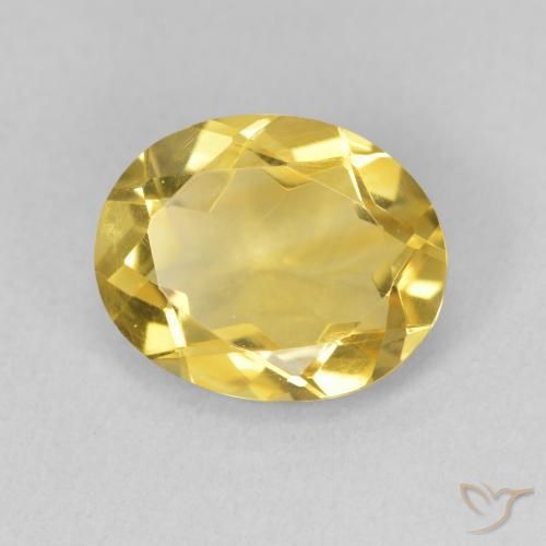 Citrine Orange Doré naturelle ovale, 2.85 ct, VVS-VS