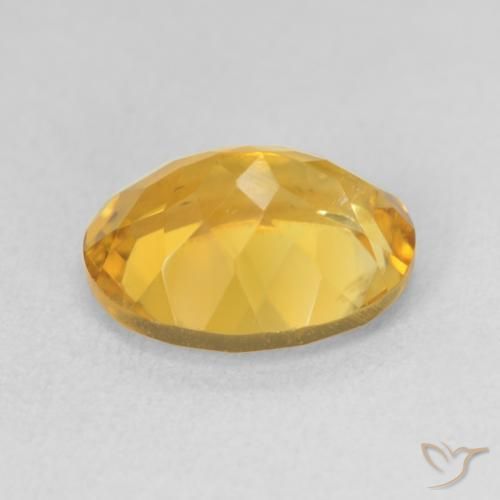 Citrine Doré naturelle ovale, 3.49 ct, VS