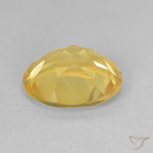 Citrine Doré moyen naturelle ovale, 3.26 ct, VS
