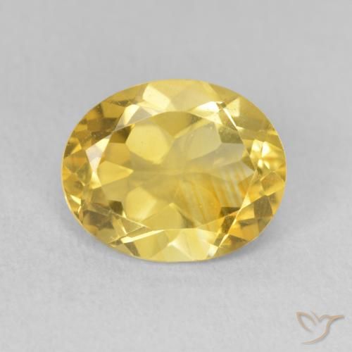 2.89ct Naturel Orange Doré Citrine, ovale, VS