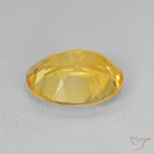 Citrine Orange Doré naturelle ovale, 2.89 ct, VS