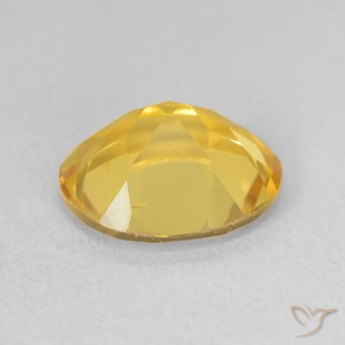 Citrine Doré moyen naturelle ovale, 3.07 ct, VS