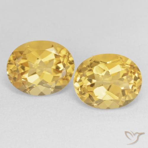 7.61ctw Naturel Doré vif Citrine, ovale, VVS-VS
