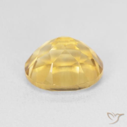 Citrine Doré moyen naturelle ovale, 3.99 ct, VVS