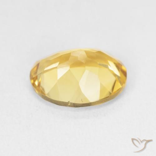 Citrine Doré moyen naturelle ovale, 3.15 ct, VVS