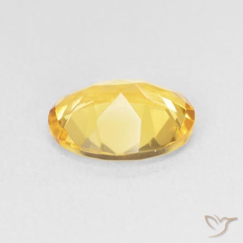 Citrine Doré naturelle ovale, 2.71 ct, VVS