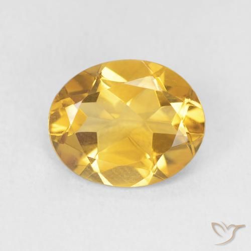3.06ct Naturel Doré Citrine, ovale, VVS
