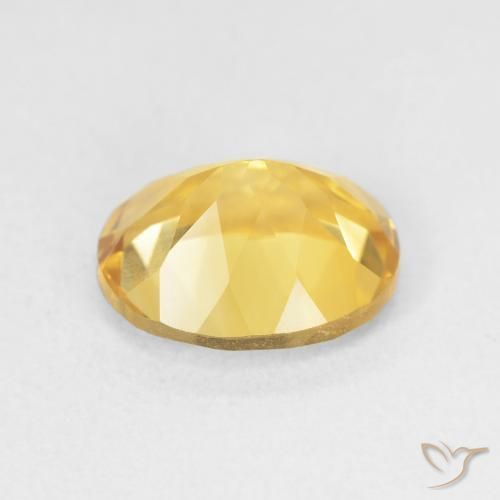 Citrine Doré naturelle ovale, 3.55 ct, VVS