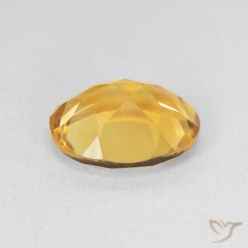 Citrine Doré naturelle ovale, 3.15 ct, VVS
