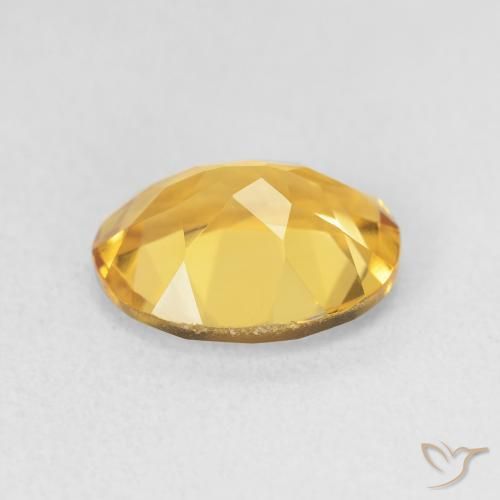 Citrine Doré naturelle ovale, 3.02 ct, VVS