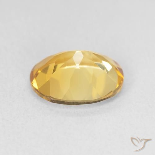 Citrine Doré profond naturelle ovale, 2.94 ct, VS