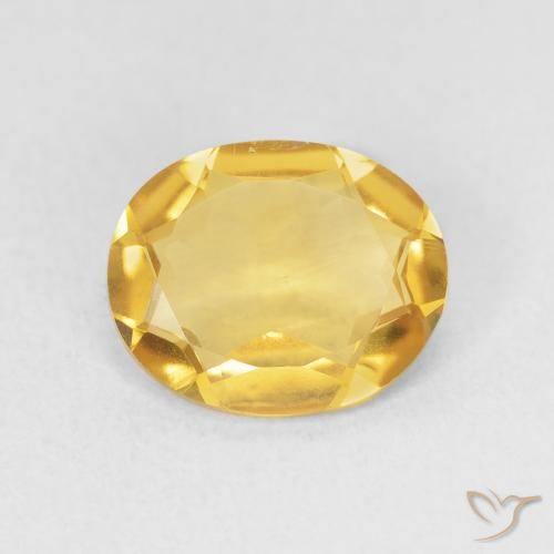 2.64ct Naturel Doré vif Citrine, ovale, VS