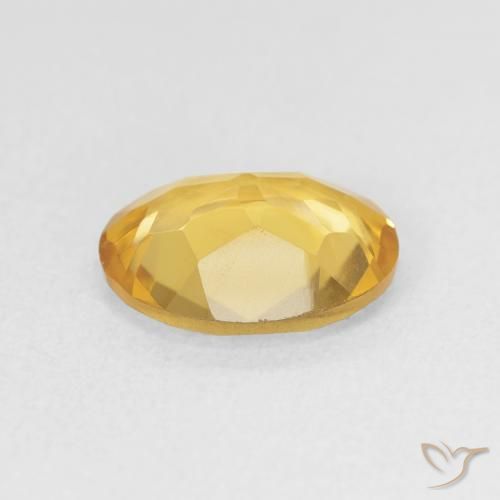 Citrine Doré vif naturelle ovale, 2.64 ct, VS