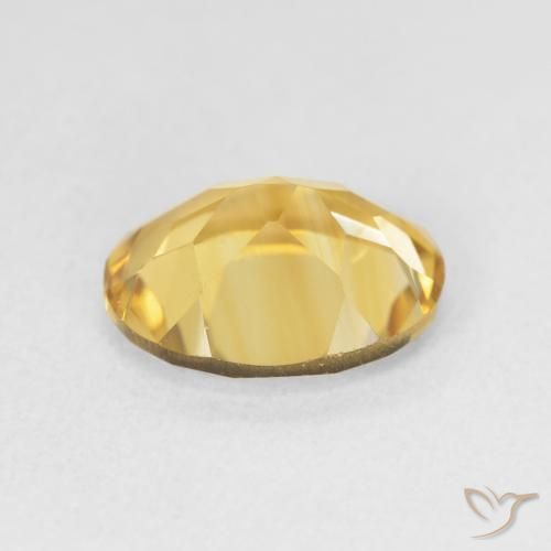 Citrine Doré moyen naturelle ovale, 3.18 ct, VS