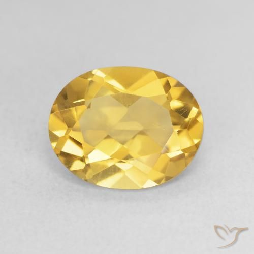 3.00ct Naturel Doré profond Citrine, ovale, VS
