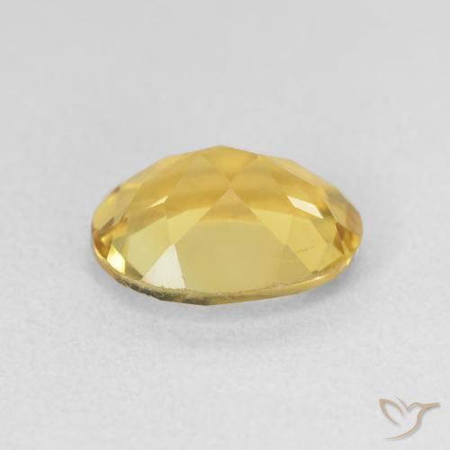 Citrine Doré profond naturelle ovale, 3.00 ct, VS