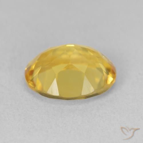 Citrine Orange Doré naturelle ovale, 3.32 ct, VVS-VS