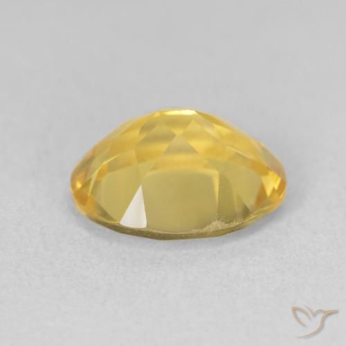 Citrine Orange Doré naturelle ovale, 3.06 ct, VVS-VS