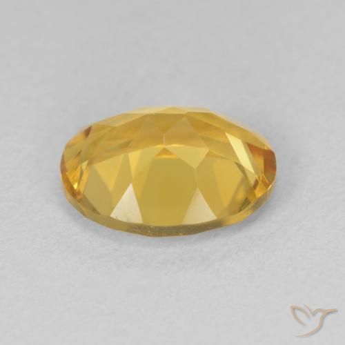 Citrine Doré naturelle ovale, 3.14 ct, VVS-VS