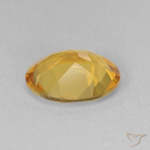 Citrine Doré moyen naturelle ovale, 2.86 ct, VVS-VS