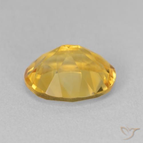 Citrine Doré naturelle ovale, 3.28 ct, VVS