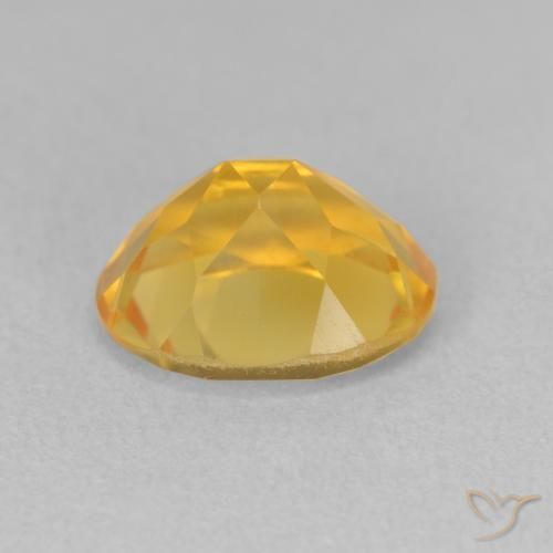 Citrine Doré vif naturelle ovale, 3.33 ct, VS