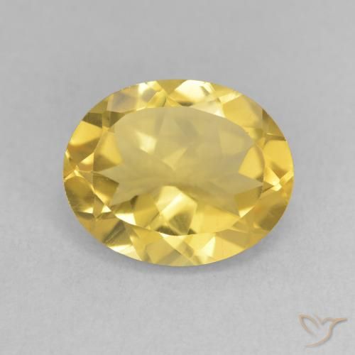 3.18ct Naturel Orange Doré Citrine, ovale, VVS-VS