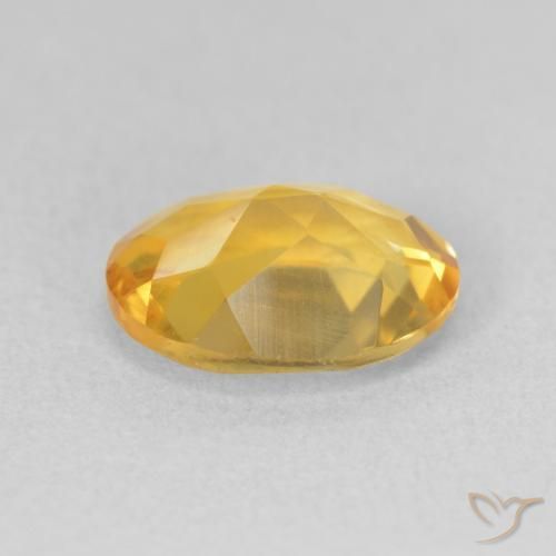 Citrine Doré profond naturelle ovale, 3.02 ct, VS
