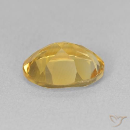 Citrine Doré naturelle ovale, 2.95 ct, VS
