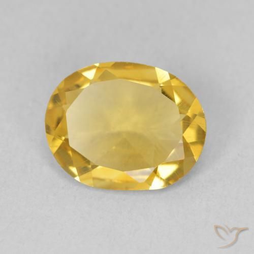 Citrine Doré naturelle ovale, 2.38 ct, VS