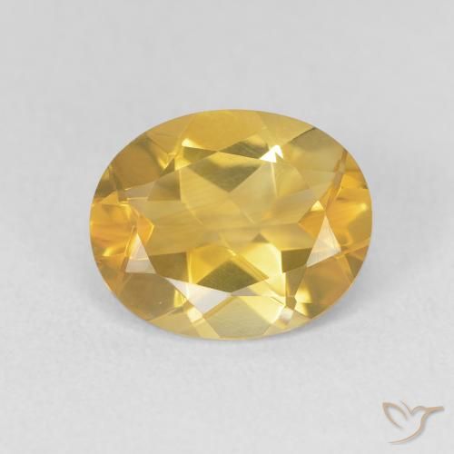 3.11ct Naturel Doré Citrine, ovale, VVS-VS