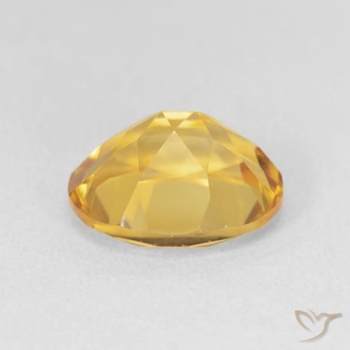 Citrine Doré naturelle ovale, 3.48 ct, VVS-VS