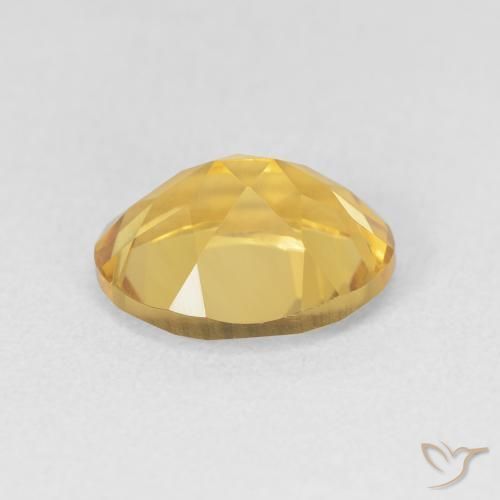 Citrine Doré moyen naturelle ovale, 3.20 ct, VVS-VS