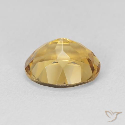 Citrine Or moyen naturelle ovale, 3.53 ct, VVS-VS