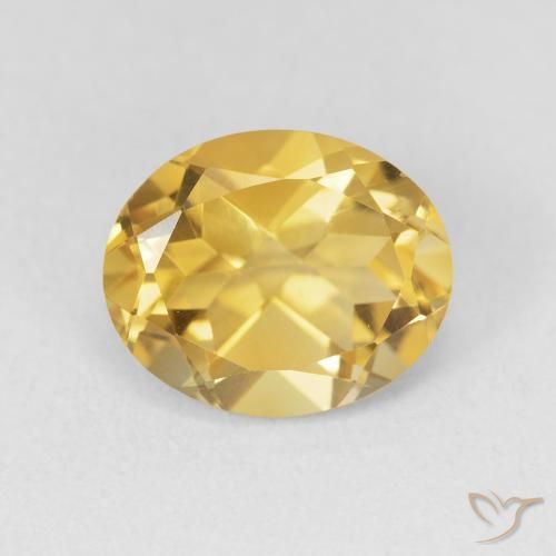 3.59ct Naturel Orange Doré Citrine, ovale, VVS-VS