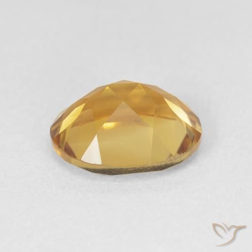 Citrine Medium Dark-Golden naturelle ovale, 3.20 ct, VVS-VS