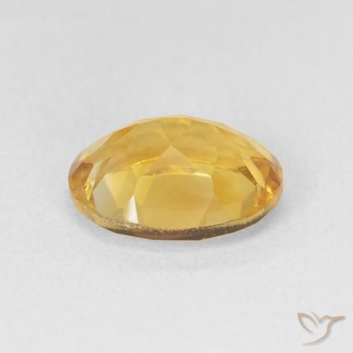 Citrine Doré naturelle ovale, 3.18 ct, VVS-VS