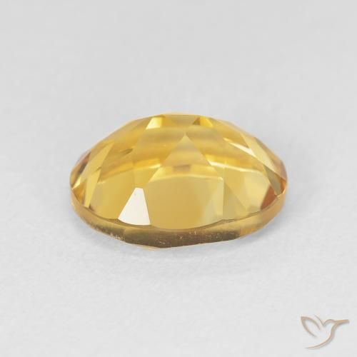 Citrine Doré naturelle ovale, 3.48 ct, VVS-VS