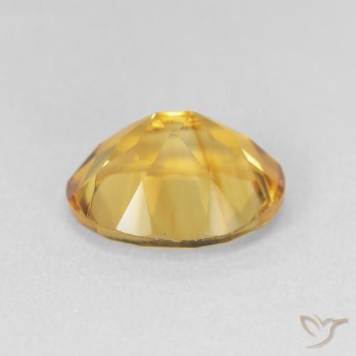 Citrine Doré vif naturelle ovale, 3.32 ct, VVS-VS